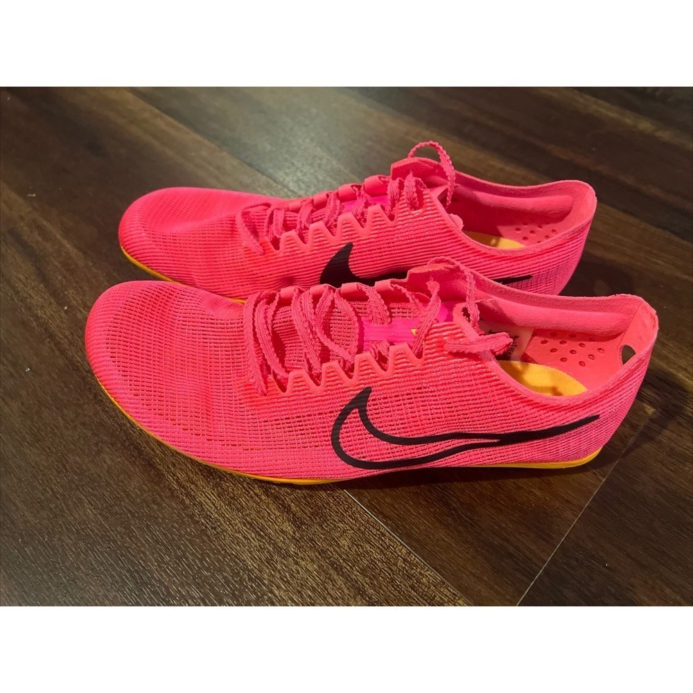 New Nike Zoom Mamba V6 Distance Track Spike Mens Size 11.5 Pink Orange